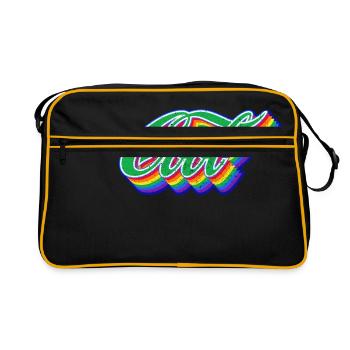 cool - Retro Bag - black/gold - Front