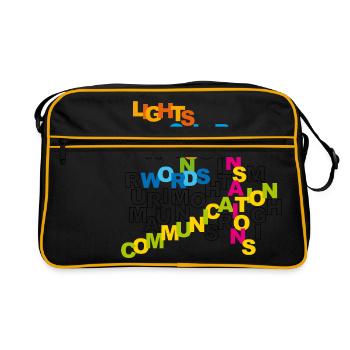 communication - Retro Bag - black/gold - Front