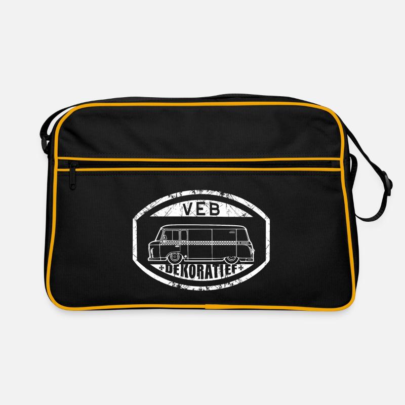 Barkas b1000 - VEB Dekoratief - Retro Tasche - Schwarz/Gold