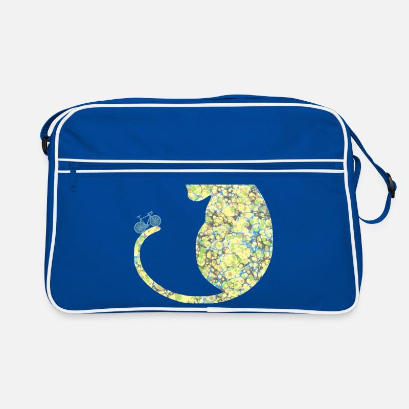Cat with Bike E 219 Retro Bag