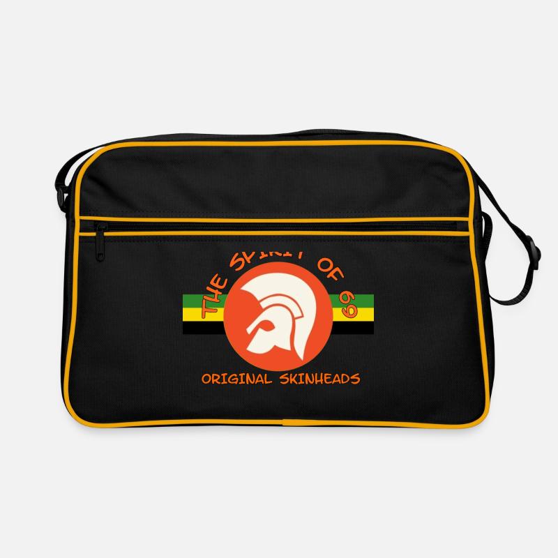 esprit de 69 conception de tee-shirt de peau - Sac Retro - noir/or