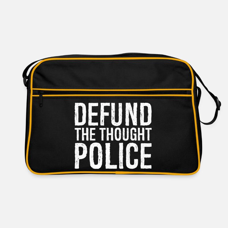 Deft die Gedankenpolizei Retro Tasche