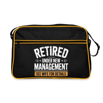 Unter neuer Geschäftsführung in den Ruhestand getreten Weitere Informationen finden Sie unter Ehefrau - Retro Tasche - Schwarz/Gold - Vorne