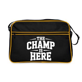 The Champ is Here - Retro Bag - black/gold - Front