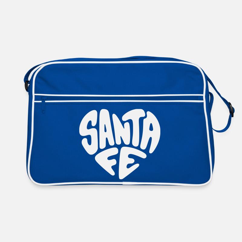 Santa Fe, New Mexico Heart Design Retro Bag