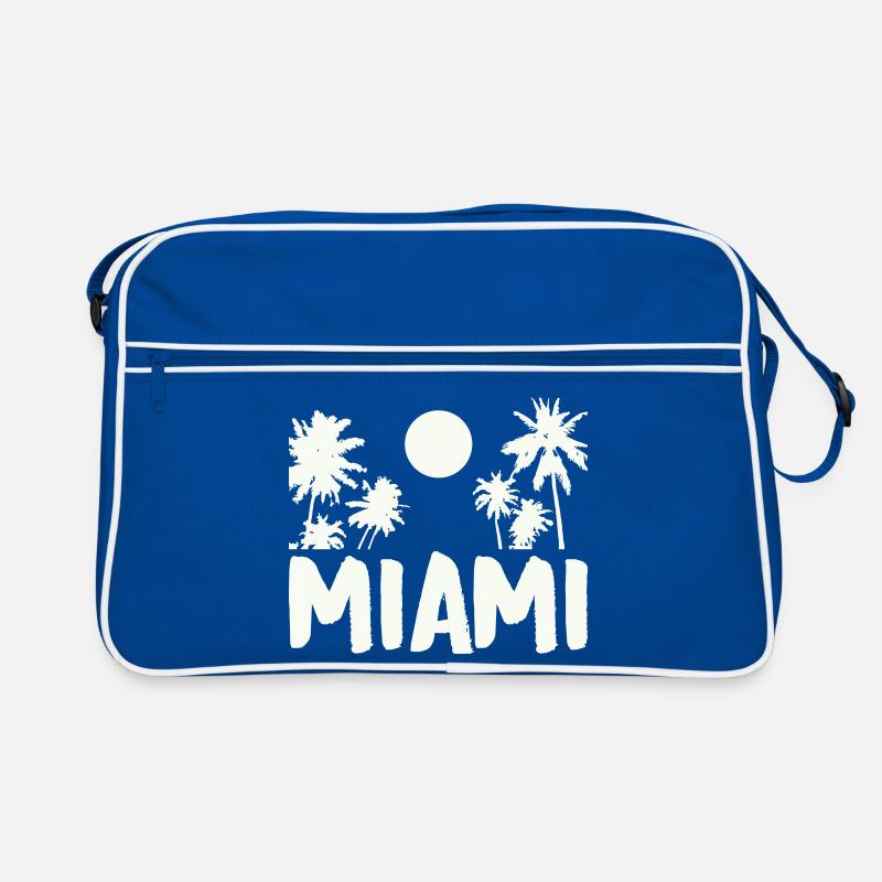 Palmiers de nuit de Miami Sac Retro