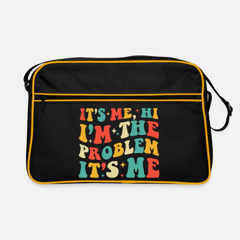 Bright Retro Typography Confession Retro Bag