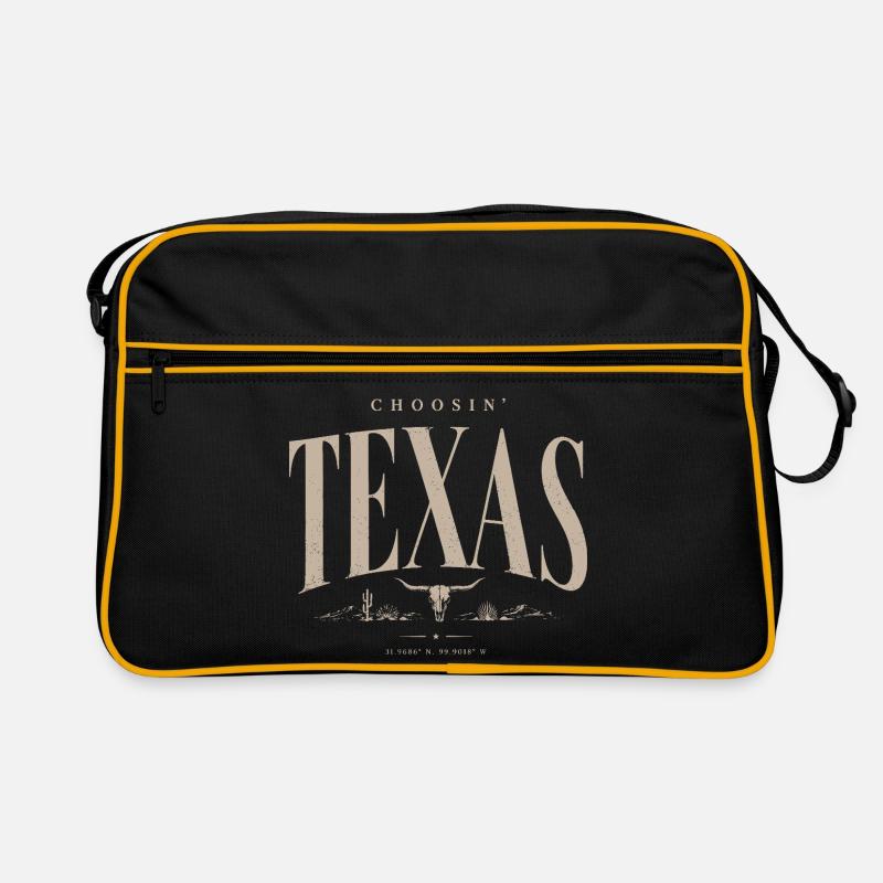 Texas Heritage Emblem Tee Retro Tasche