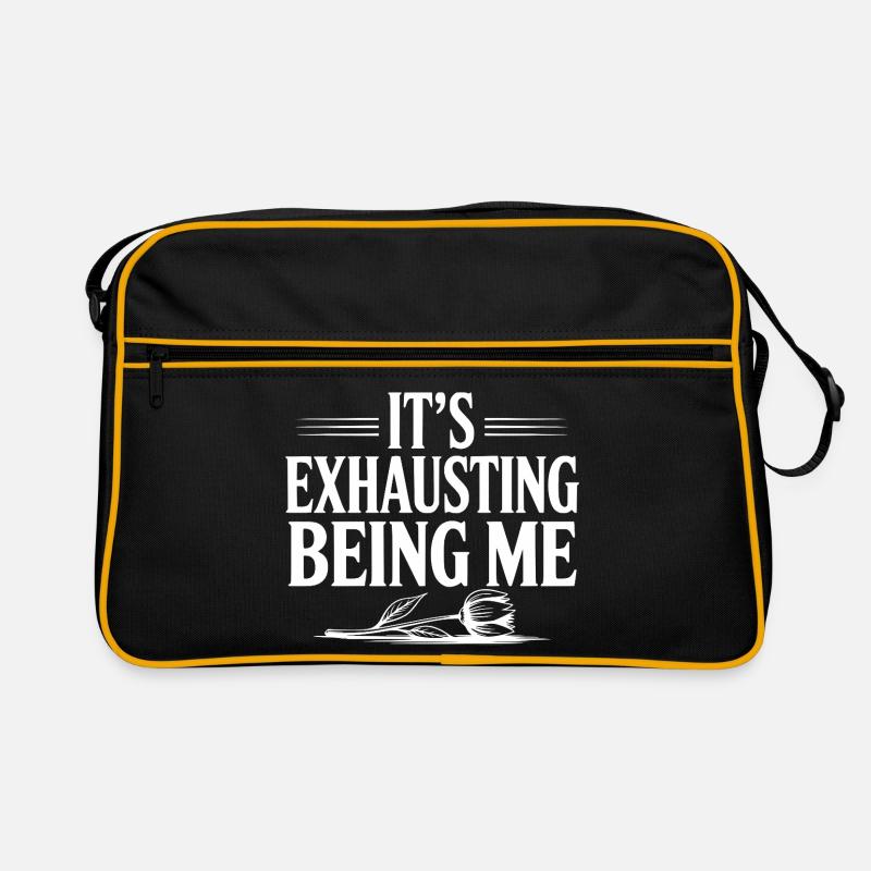 C’est épuisant d’être moi Sac Retro