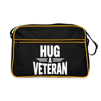 Serrez un vétéran dans vos bras - Sac Retro - noir/or - Devant