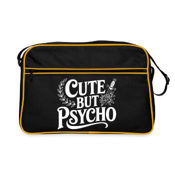 Mignon mais psychopathe - Sac Retro - noir/or - Devant