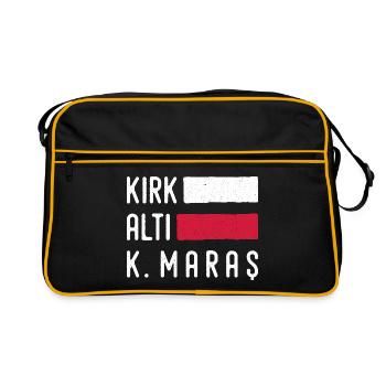 Maras 46 Turkey Turkiye Gift Holiday TR Turk - Retro Bag - black/gold - Front
