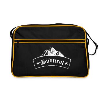Alpes du Tyrol du Sud - Sac Retro - noir/or - Devant