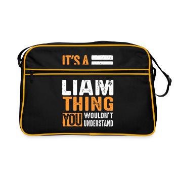 It's a Liam Thing - Retro Bag - black/gold - Front
