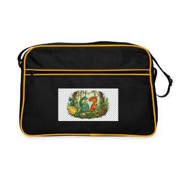 six seven - Retro Bag - black/gold - Front