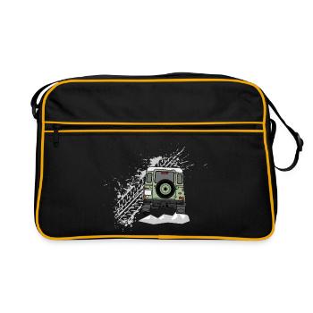 Defender Splash Rear - Sac Retro - noir/or - Devant