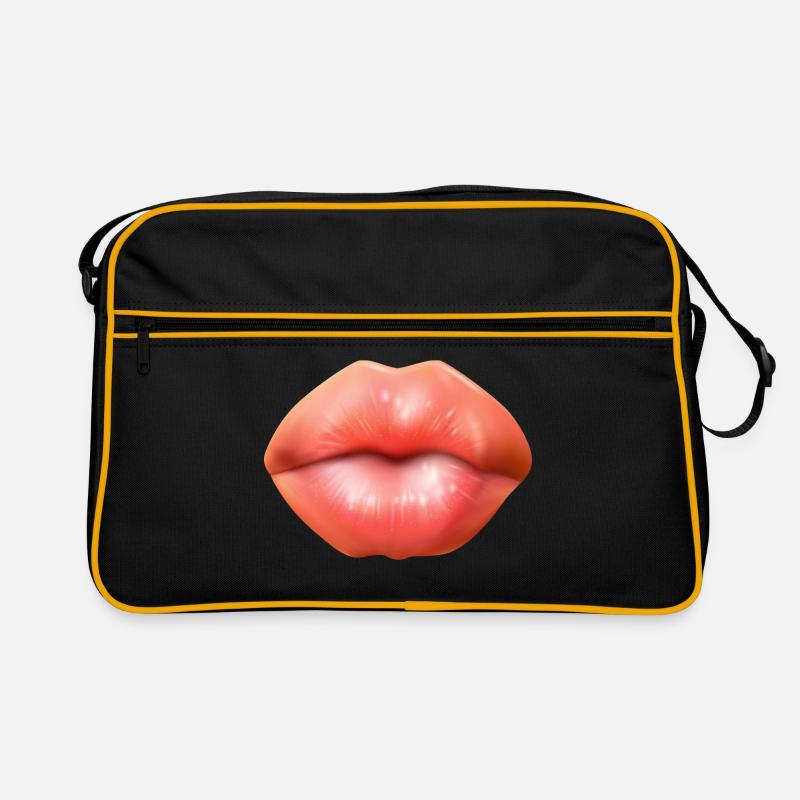 Sexy Große Lippen Retro Tasche