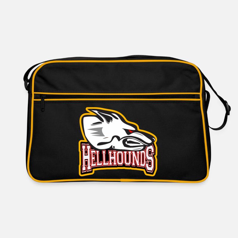 Hellhounds Logo Retro Tasche