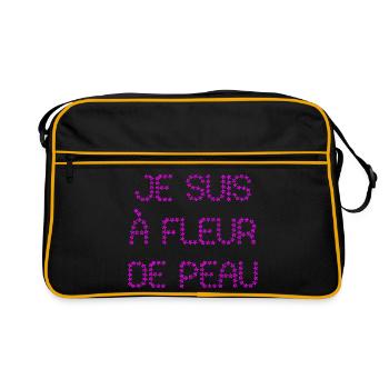 I'M ON EDGE! - Retro Bag - black/gold - Front