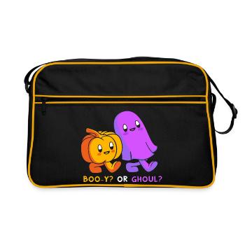 Révélation du sexe d’Halloween - Sac Retro - noir/or - Devant