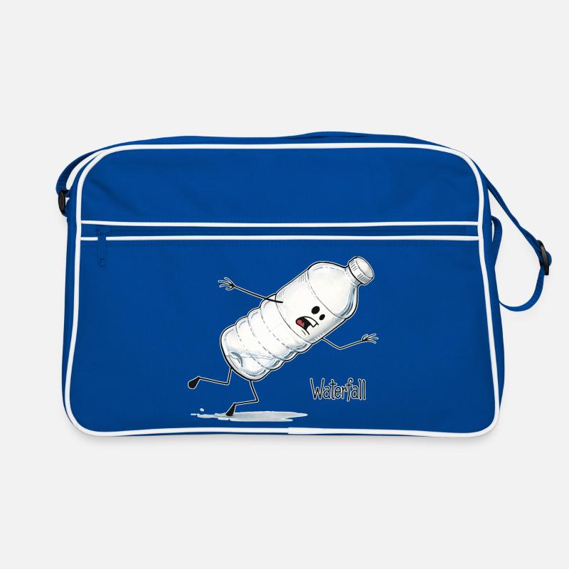 Waterfall – Fallende Wasserflasche Cartoon Retro Tasche