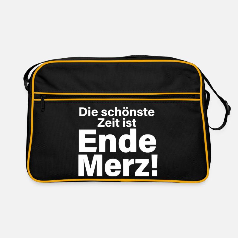 Ende Merz Typo Statement Retro Tasche