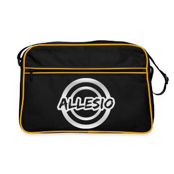 Prénom Allesio - Sac Retro - noir/or - Devant