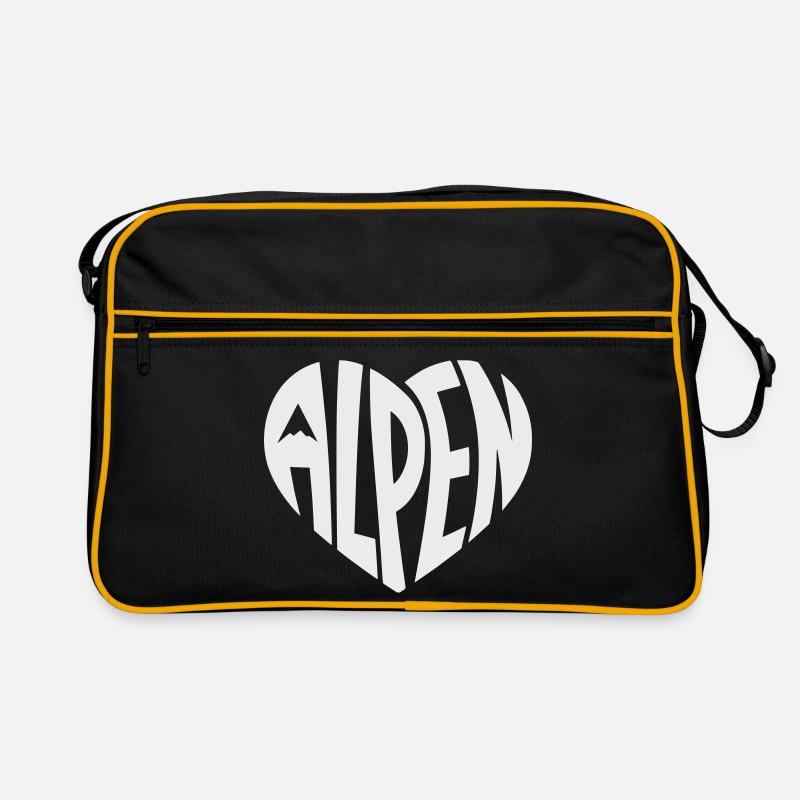 Alpine Heart Design - Couleur de design variable Sac Retro