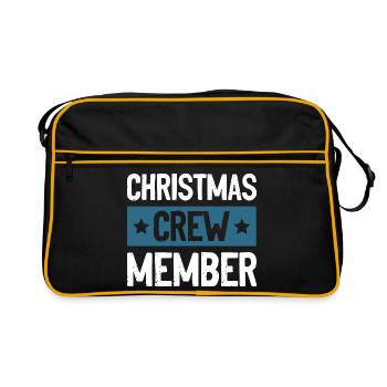 Équipage de Noël - Sac Retro - noir/or - Devant