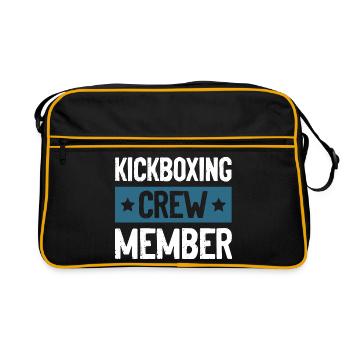 Kickboxing Crew - Retro Bag - black/gold - Front