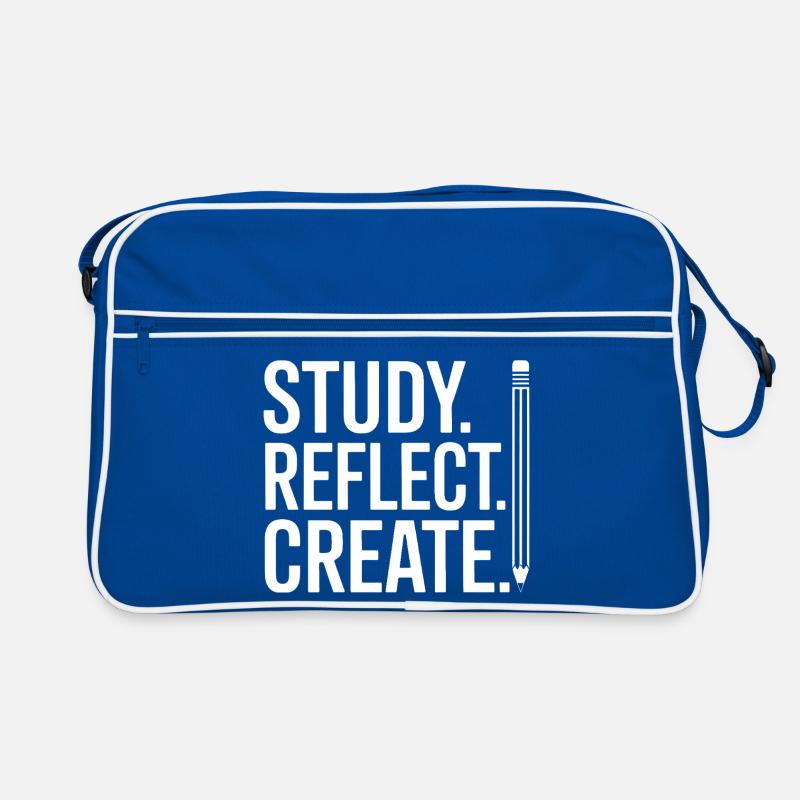 Étudier Réfléter Créer une affiche Sac Retro