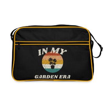 À l’époque de mon jardin rétro - Sac Retro - noir/or - Devant