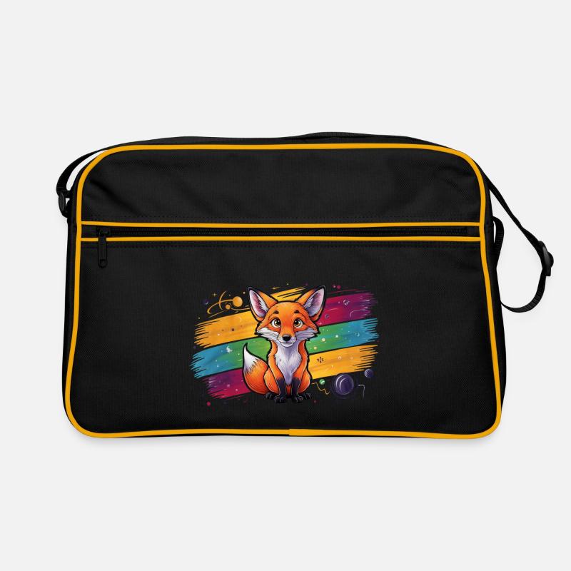 Fuchs - Illustration Retro Tasche