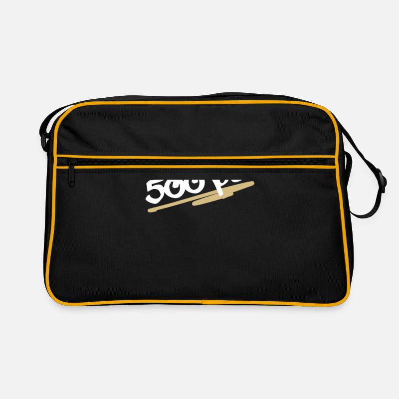 500 ps german rap gift Retro Bag
