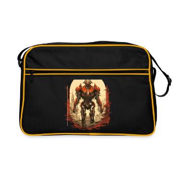 Mecha - Retro Bag - black/gold - Front