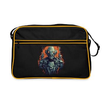 Mecha - Retro Bag - black/gold - Front