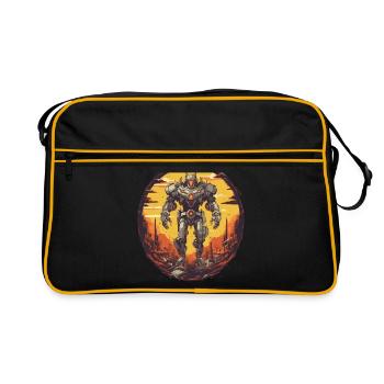 Mecha - Retro Bag - black/gold - Front