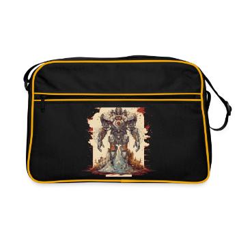 Mecha - Retro Bag - black/gold - Front