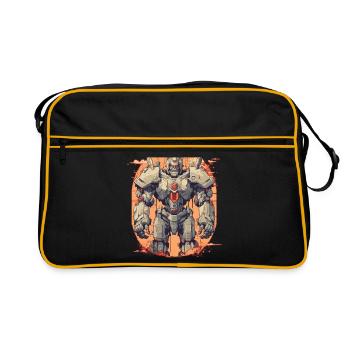 Mecha - Retro Bag - black/gold - Front