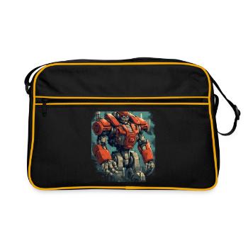 Mecha - Retro Bag - black/gold - Front