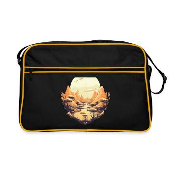 Paysage - Sac Retro - noir/or - Devant