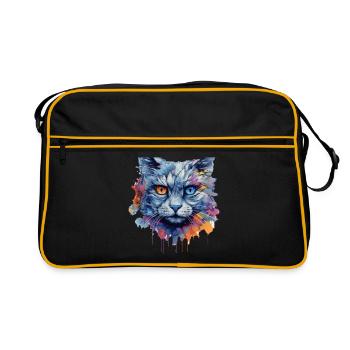 Chat - Sac Retro - noir/or - Devant