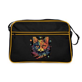 Chat - Sac Retro - noir/or - Devant