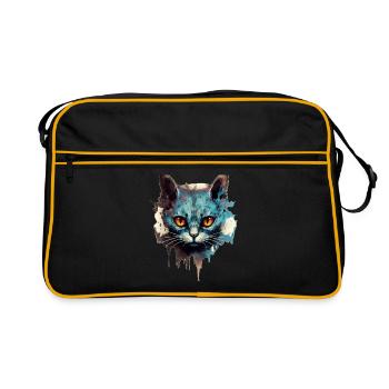 Chat - Sac Retro - noir/or - Devant