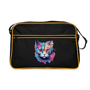 Chat - Sac Retro - noir/or - Devant