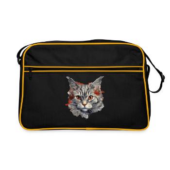 Chat - Sac Retro - noir/or - Devant