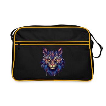 Chat - Sac Retro - noir/or - Devant