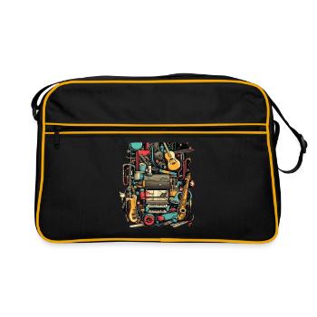 Music Instruments - Retro Bag - black/gold - Front