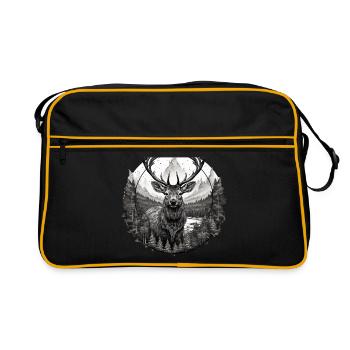 Cerf - Sac Retro - noir/or - Devant
