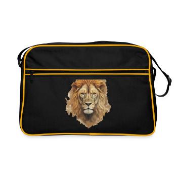Lion - Sac Retro - noir/or - Devant